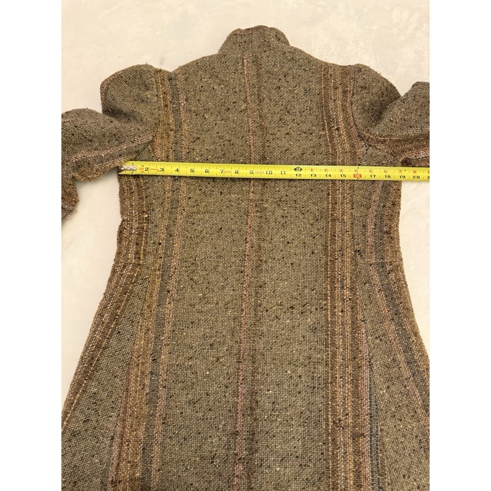 Vintage Marcia Phillips Weavings Coat Textured Wearable Art Artsy Boho - Picture 16 of 16